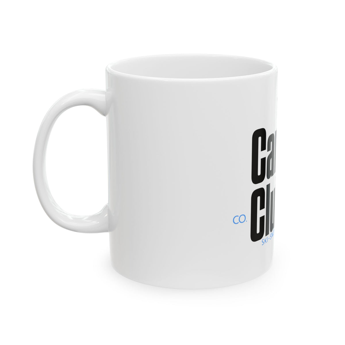 Ceramic Mug — The Carve & Club Co. Ski Snowboard Golf Logo Coffee Cup (11oz/15oz)
