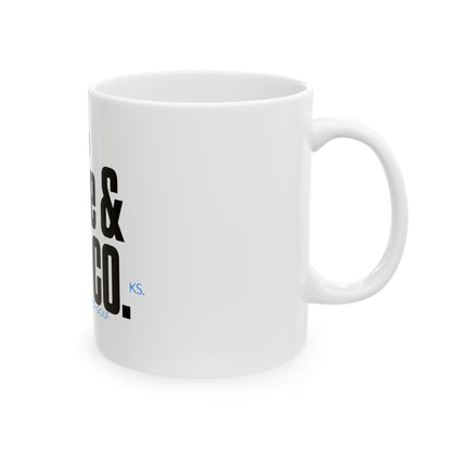 Ceramic Mug — The Carve & Club Co. Ski Snowboard Golf Logo Coffee Cup (11oz/15oz)